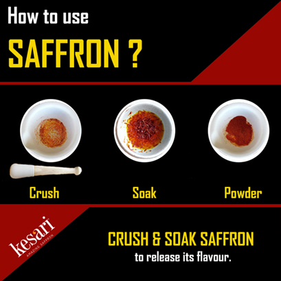 How to use Saffron?