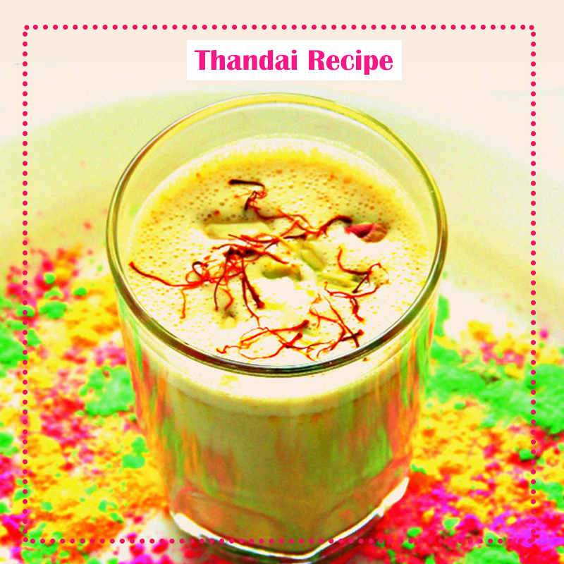 Thandai recipe