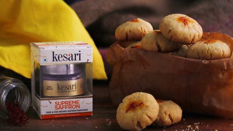 Kesar Nankhatai (Saffron Cookies) | Soft breads | Kesari