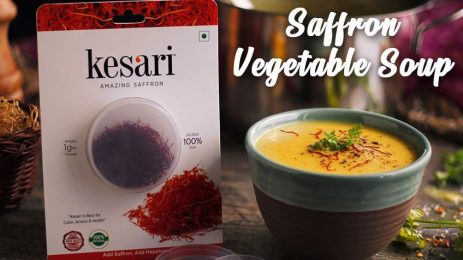Creamy Saffron Vegetable Soup Recipe – Kesari